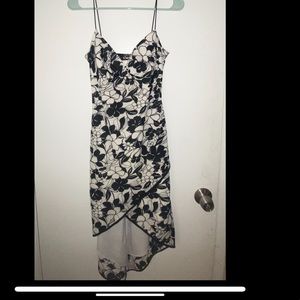 City Triangles Wrap High Low Dress